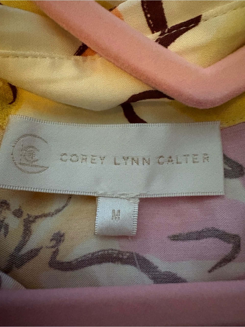 NWT Anthropologie Corey Lynn Calter Cream Floral Print Long-Sleeve Mini Dress - Picture 6 of 6